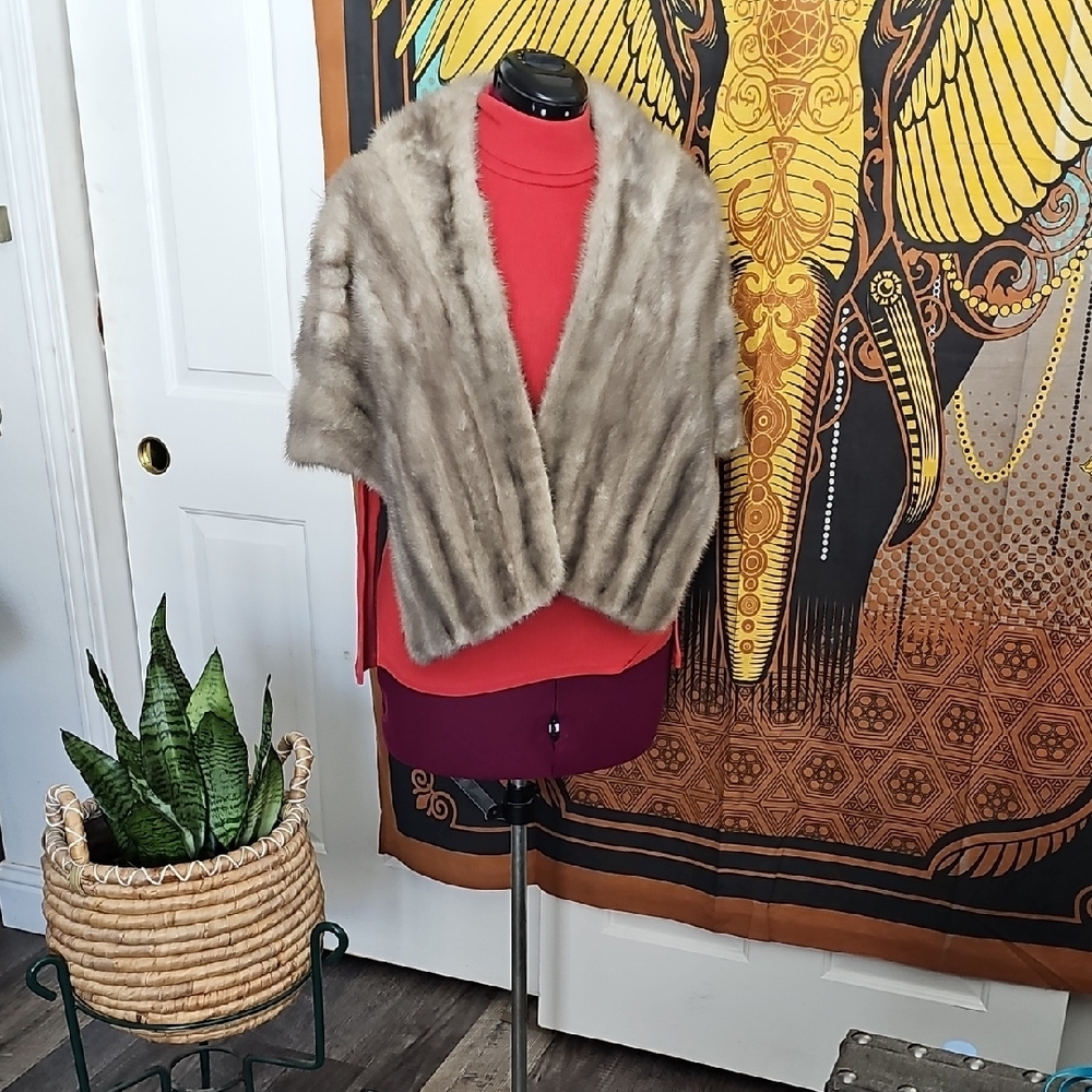 Elegant Fur Shawl